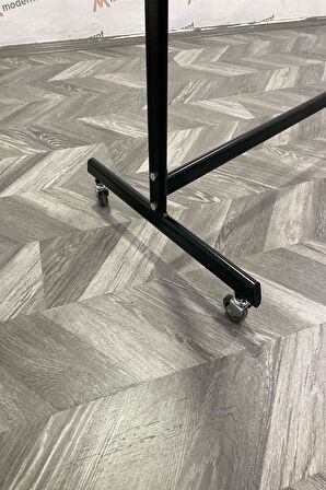 Tekli Ayarlı Lüks Askılık Boyalı Standı