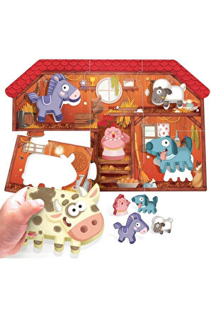Montessori Ilk Çiftlik Bulmacam (fırst Puzzle The Farm )