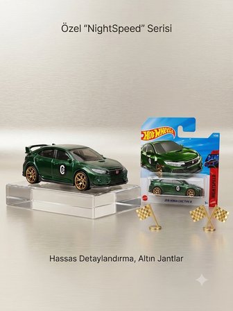 Hot Wheels Nıghtspeed Serisi - 2018 Honda Cıvıc Type R Model
