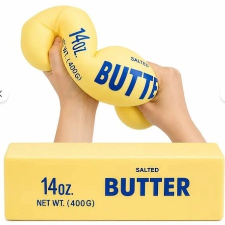 Butter Squishy | Yumuşak Stres Oyuncağı | 3+ Yaş | Duyusal Oyun Eğlencesi