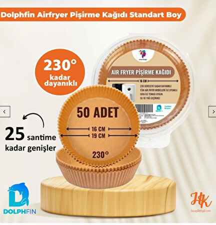 Dolphfin Airfryer Pişirme Kağıdı Standart Boy