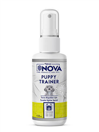 Nova Puppy Trainner Yavru köpekler için tuvalet eğitim spreyi 100ml