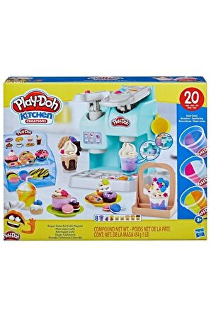 Play-doh Super Colorful Cafe Playset Oyuncak Play Doh Süper Renkli Cafe Oyun Seti Play Doh Hamur