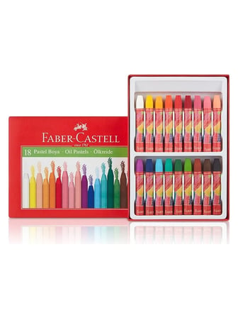 Pastel Boya 18 li Renk Büyük Boy
