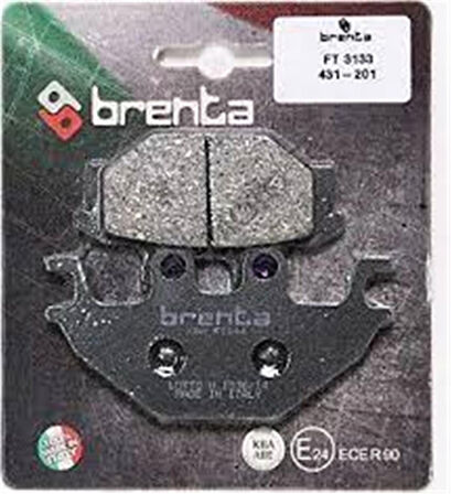 Brenta Organik Fren Balata Ft 3133 Yamaha Yzf-r125 2014 Kymco Atv Mxu 250 300 450 500 550 700 & Sym 