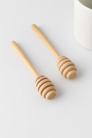 Ahşap Bal Kaşığı Seti 2’li 16,5 cm