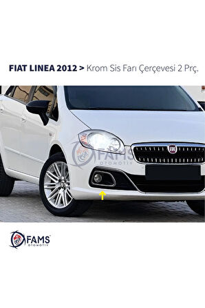 Fiat Linea Krom Sis Farı Çerçevesi 2 Prç. 2012 Ve Üzeri P.çelik