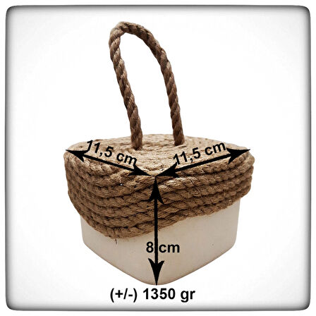 Stoper - Kare Beton Kapı Stoperi Kapı Tutucu Kapı Durdurucu Kapı Tutacağı (944944)