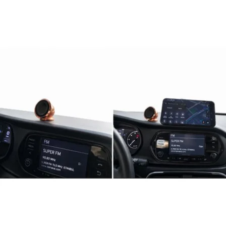 Metal Telefon Tutucu Torpidoya Yapışan Mıknatıslı