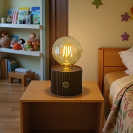 Şarjlı Dekoratif Masa Lambası - Kademesiz Dimmer - Type-C Bağlantılı