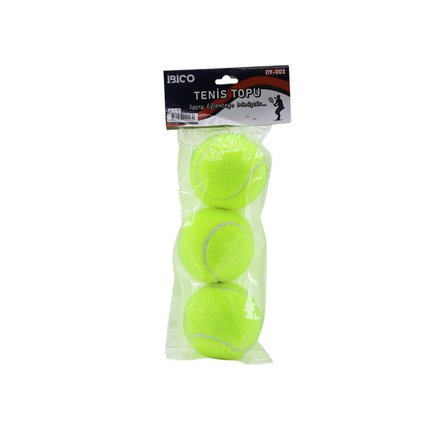 Tenis Topu Seti - 3'lü Paket - Dayanıklı Top 