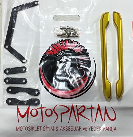 Motospartan Artçı El Tutacağı Siyah - Mavi - Sarı - Kırmızı Yamaha Mt-09 2020 Öncesi