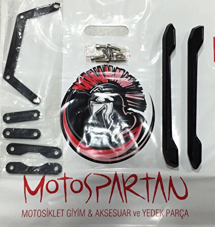 Motospartan Artçı El Tutacağı Siyah - Mavi - Sarı - Kırmızı Yamaha Mt-09 2020 Öncesi