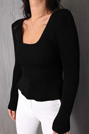 Siyah - Kare Yaka Kazak