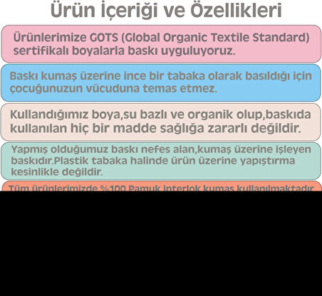 Organik %100 Pamuk Anne Seni Çok Seviyorum Baskılı Çıtçıtlı Bebek Body Badi Zıbın 042