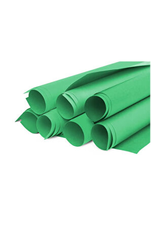 Yeşil Fon Kartonu 10 Adet (50X70) - (120 gram )
