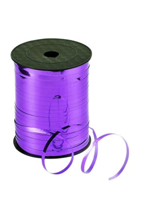 Mor Renk Metalik Rafya 8 mm x 200 MT