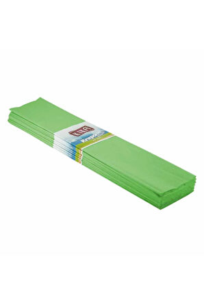 Fıstık Yeşili Krapon Kağıdı 50x200 cm 10'lu Paket