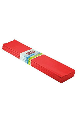Kırmızı Krapon Kağıdı 50x200 cm 10'lu Paket