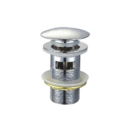 Etna Tezgah Üstü Lavabo 58 cm Parlak Beyaz 1112-001-0125, Logolu Süzgeç Kapağı ve Basmalı Süzgeç Dah