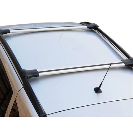 NYF Klasik Ara Atkı (Cross Bars) 105 cm Gri (Short)