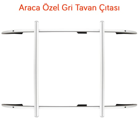 NYF Ford Connect 2003-2014 Gri Tavan Çıtası