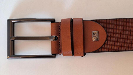 DARKWOOD ERKEK SPOR KEMER-HAKİKİ DERİ-TABA RENK-115 CM.