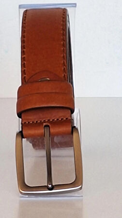 DARKWOOD KLASİK ERKEK KEMER-HAKİKİ DERİ-TABA RENK-110 CM.