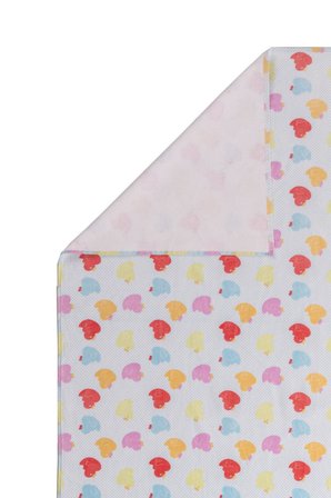 Scattered Rose Desen Kadife Banyo Ve Plaj Havlusu %100 Pamuklu