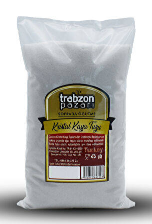 Doğal Refinesiz, Iyotsuz Öğütülmüş Kristal Kaya Tuzu 2x1 kg