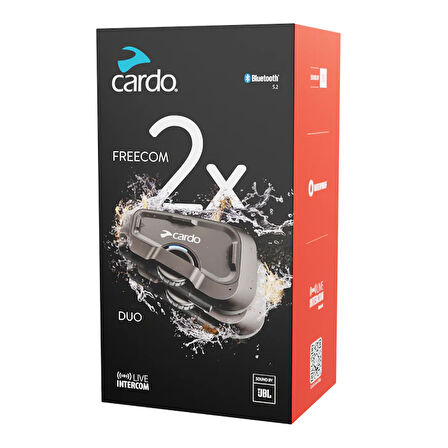 Cardo Freecom 2x Bluetooth Ve Intercom (ikili Paket)