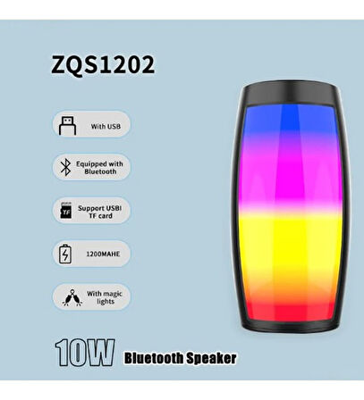 ZQS1202 SÜPER BASS SPEAKER BLUETOOTH HOPARLÖR
