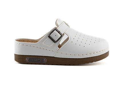 Mantar Tabanlı Ortopedik Kapalı Sabo Kadın Terlik - Anatomic Comfort - 3040