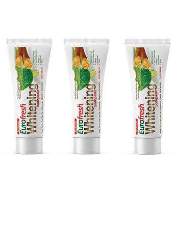 Eurofresh Aloe Veralı Misvaklı Beyaz Diş Macunu 112 gr - 3 adet