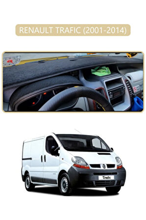 Renault Trafıc (2001-2014) Torpido Koruma  Halısı -  Bej Kenar