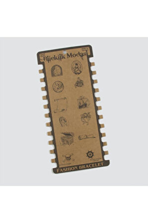 12'li Kraft Bileklik Kartı