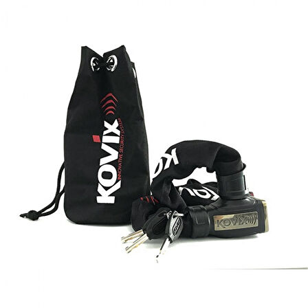 Kovıx Kcl8-120 Alarmlı Zincir Kilit 8mm Kalınlık 120 Cm Uzunluk