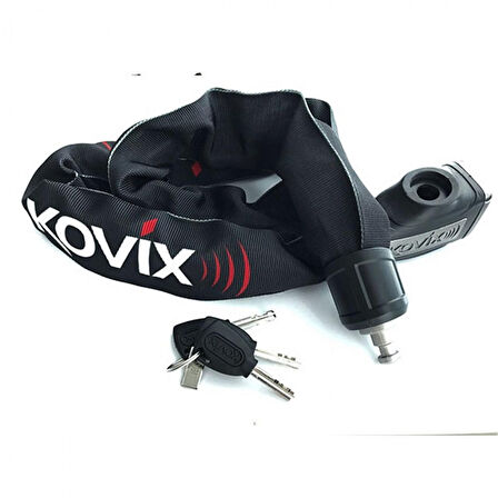 Kovıx Kcl8-120 Alarmlı Zincir Kilit 8mm Kalınlık 120 Cm Uzunluk
