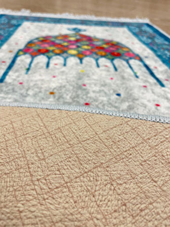 Çocuk Seccadesi Mavi 50x80 Ebat