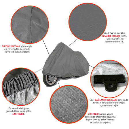 Guard Motosiklet Branda XL Beden (1150 cc-…)