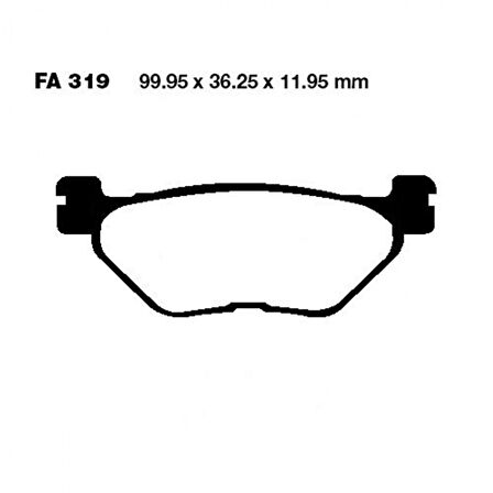 Ebc Fren Balatası Carbon 12mm Sfac319 Tmax 500 530 Yp 400 Majesty [non Abs] 04 - 13 R 165