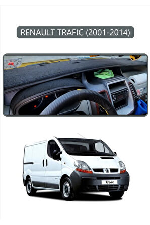 Renault Trafıc (2001-2014) Torpido Koruma  Halısı -  Gri Kenar
