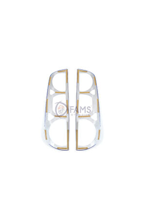 Fiat Doblo Krom Stop Çerçeve 2 Parça 2006-2010 Paslanmaz Çelik