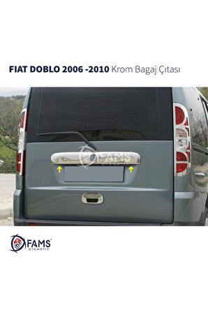 Fiat Doblo Krom Bagaj Çıtası 2006-2010 Arası Paslanmaz Çelik