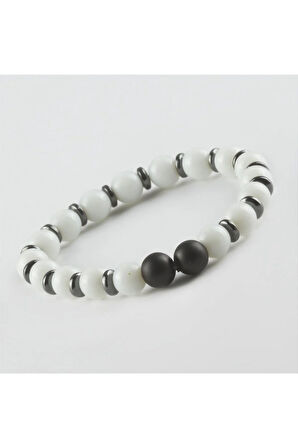 Sedef-Mat Onix Doğaltaş Bileklik