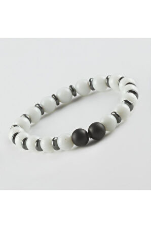 Sedef-Mat Onix Doğaltaş Bileklik