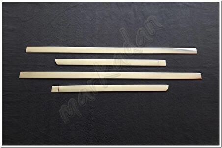 Markadan Ford Focus Krom Yan Kapı Çıtası 2005-2008 4 Parça Paslanmaz Çelik