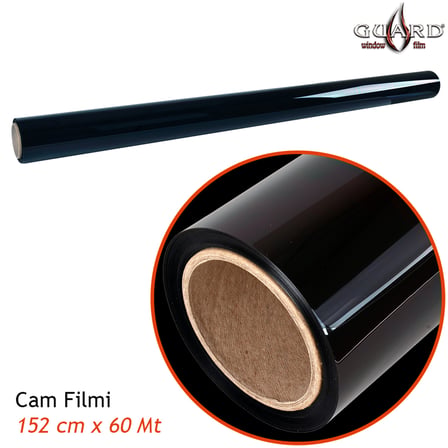 Guard GT-200 2 Ply Çizilmez 152 cm x 60 Mt %15 D.Black Cam Filmi