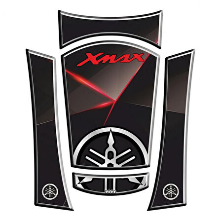Gogo Tank Pad 002 5 Parça X-max 205 2018-2021 Siyah Kırmızı