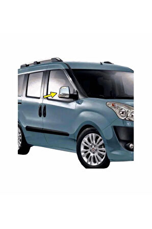 Fiat Doblo Krom Ayna Kapağı 2 Prç. 2010 - 2022 arası P. Çelik